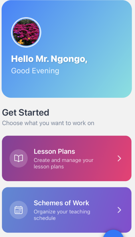 Home Screen Screenshot